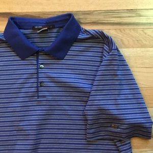 Tiger Woods Collection SAMPLE Nike Dri Fit Polo LG